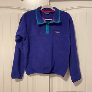 Patagonia 1988 80s Vintage USA made Snap T Fleece Pullover Mens Retro Small